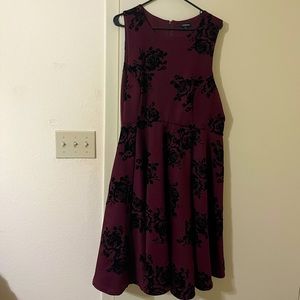 Burgundy Torrid Dress Size 22